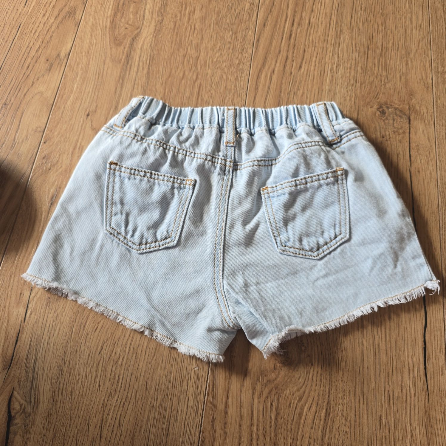 Krótkie spodenki Zara 92 dżinsowe jeans bawełna cotton