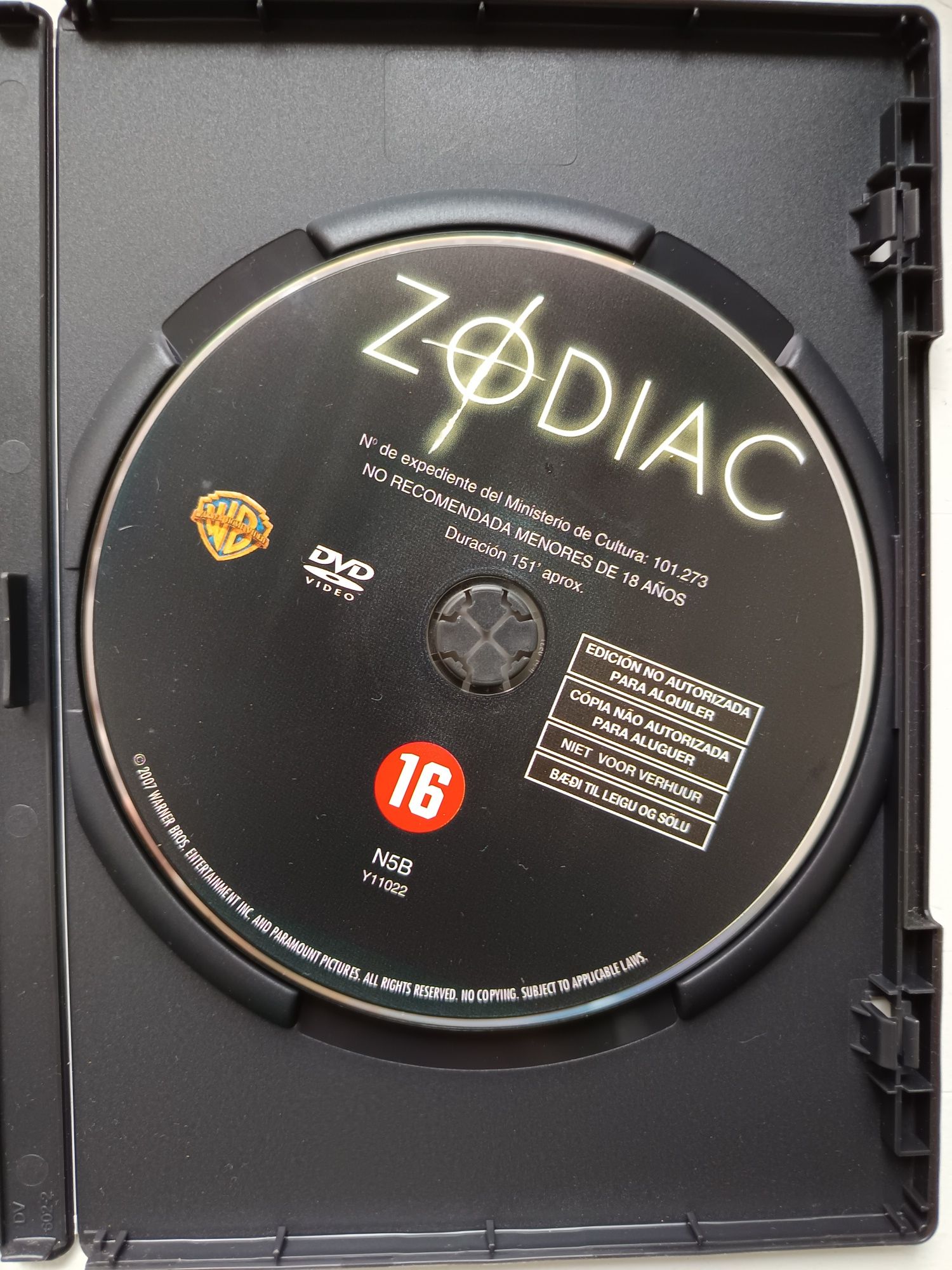DVD zodiac...    .