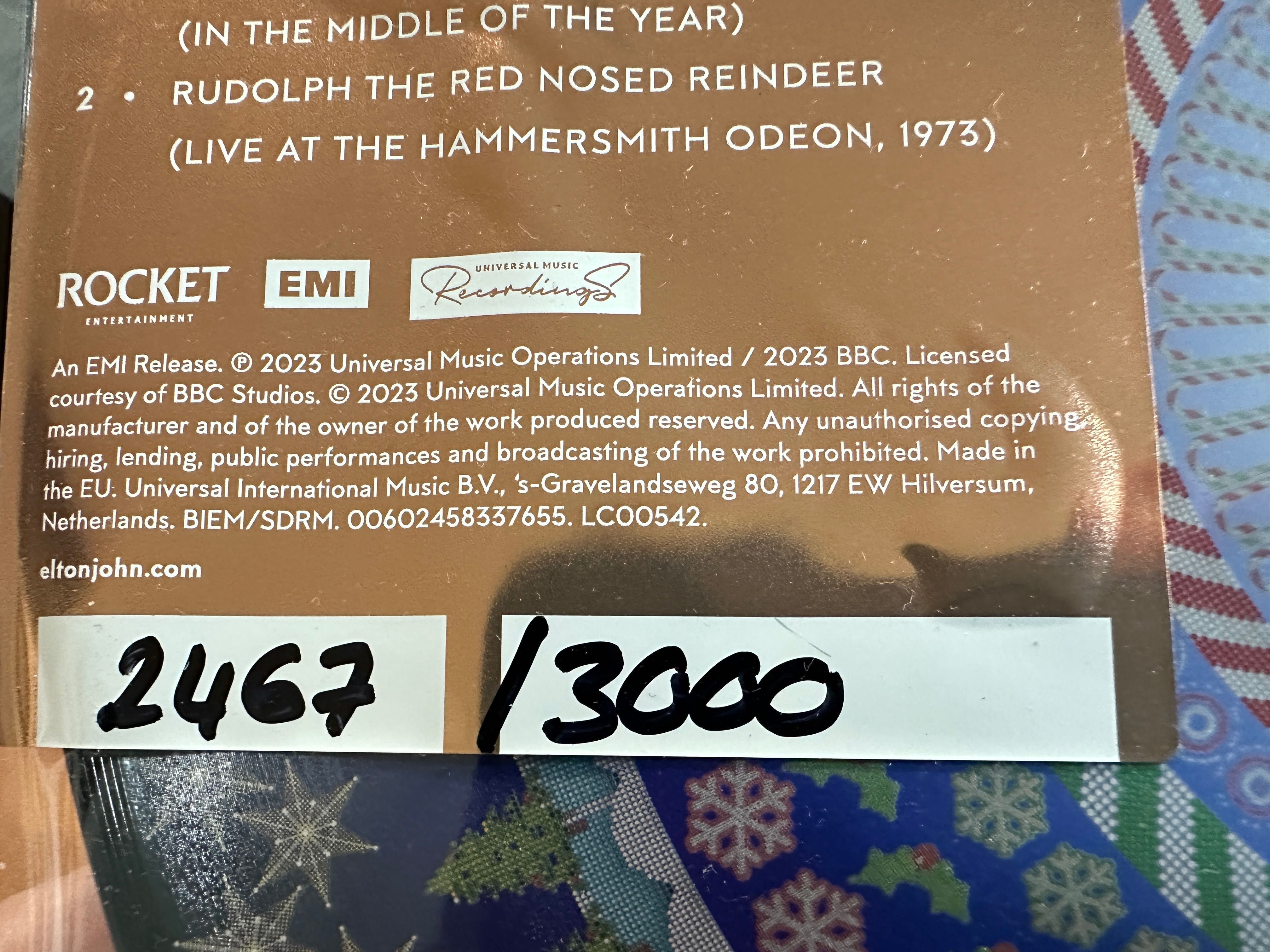 Elton John – Step Into Christmas 50 th Anniversary Limited Edition