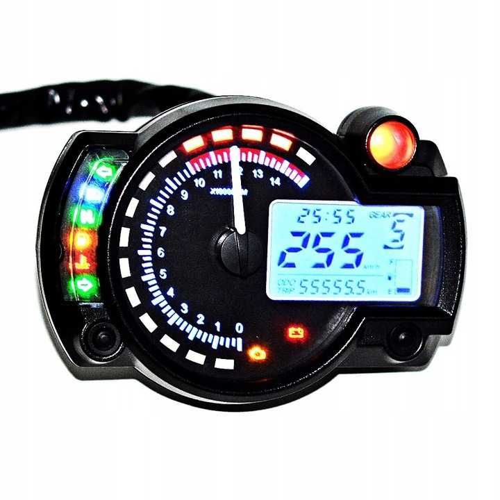 Uniwersalny licznik cyfrowy motocyklowy motocykl quad lcd czujnik