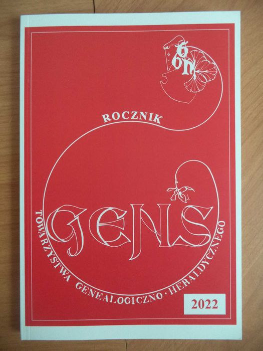 GENS rocznik Towarzystwa Genealogiczno-Heraldycznego w Poznaniu 3 egz