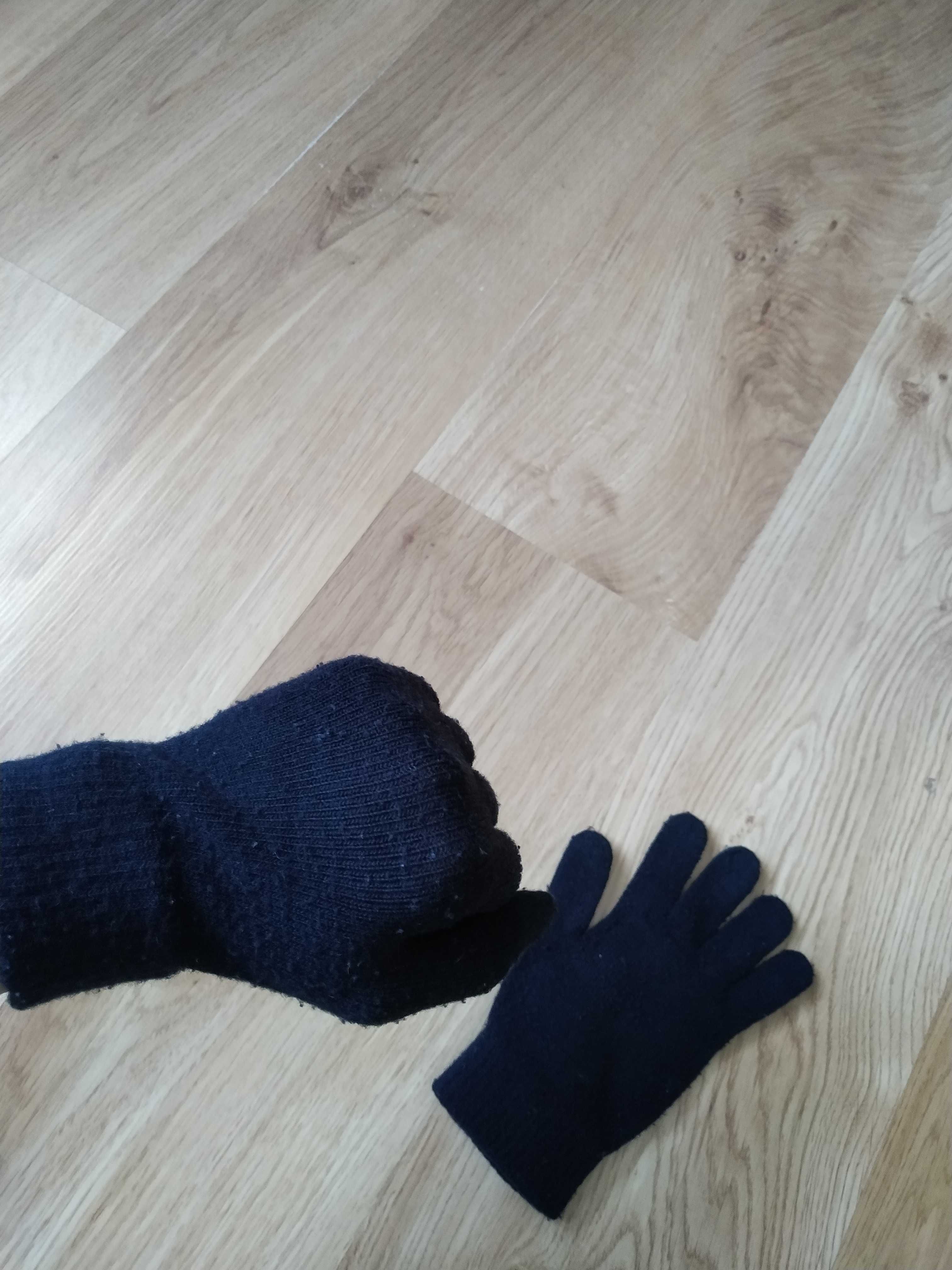 Czarne Rękawiczki Chłopięce Unisex H&M Rozmiar One Size