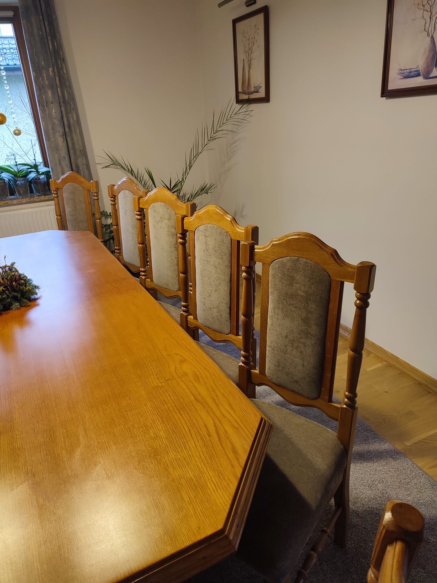 Stół stołowy dębowy