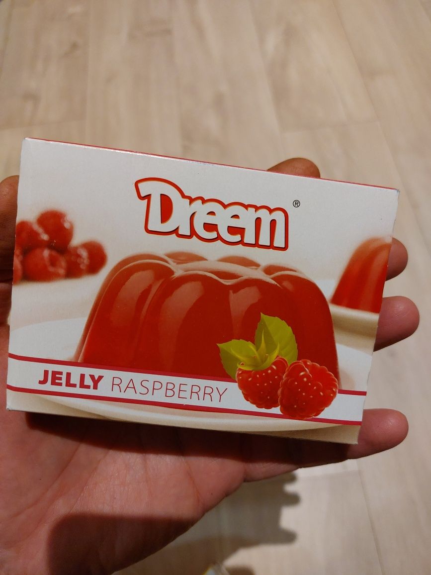 Dreem Jelly malina, 4 serves, Halal, smak Egiptu