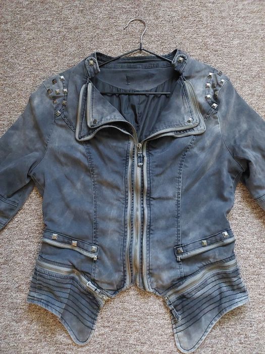 Фірмова джинсова куртка, жакет в стилі Balmain