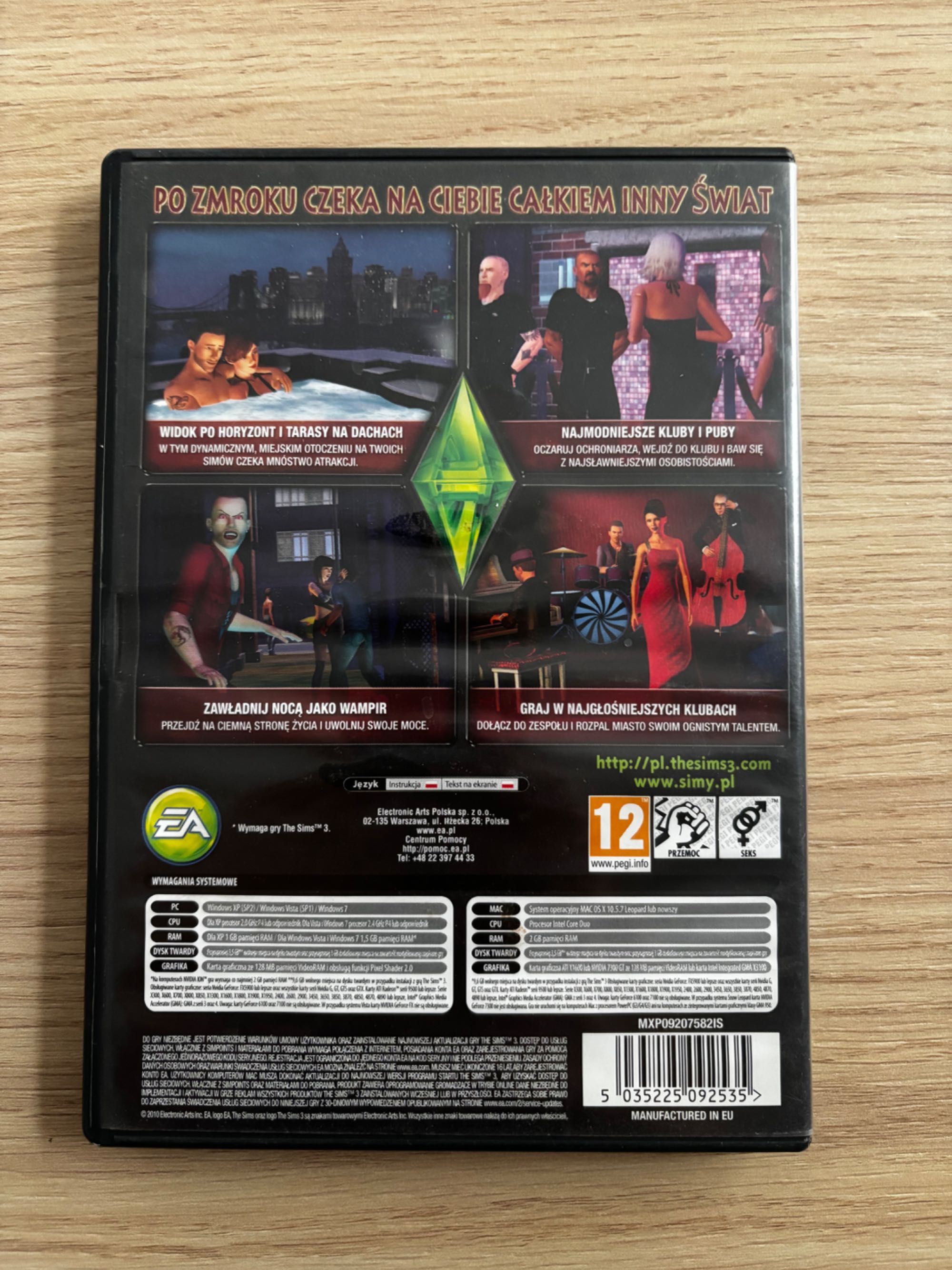 The sims 3 po zmroku