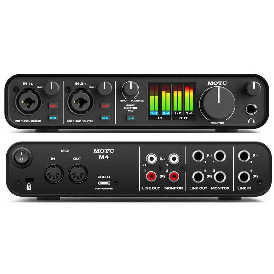 Motu M4 Звуковая карта аудиоинтерфейс xlr usb