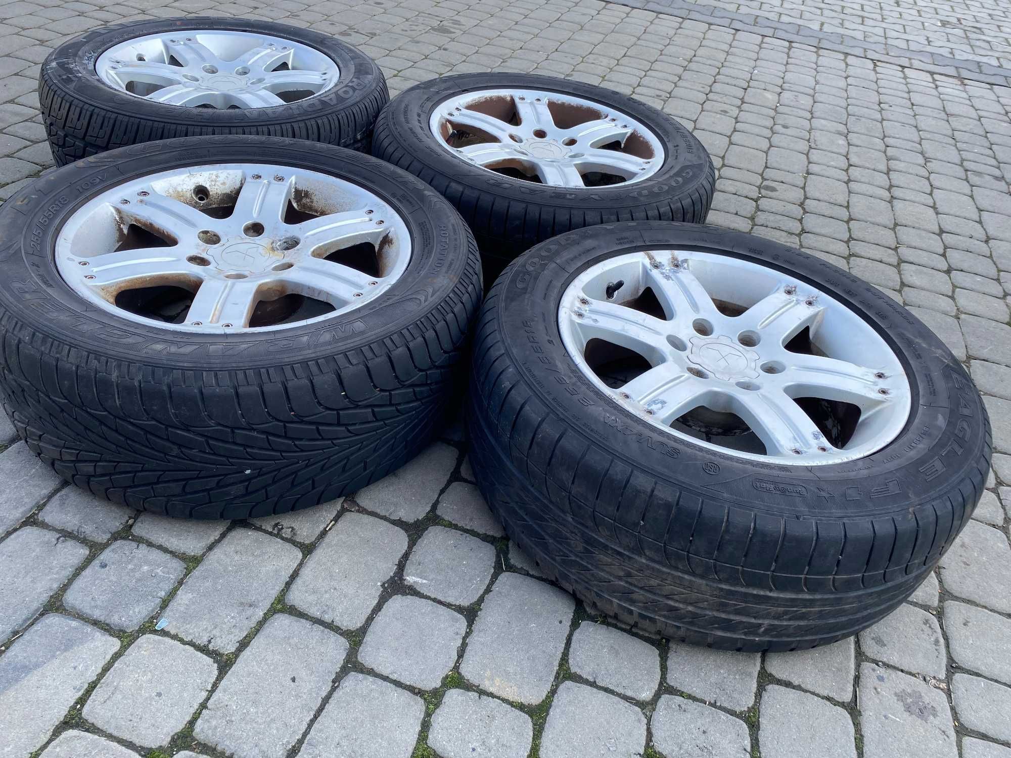 Колеса в зборі R18 Mitsubishi Pajero 6x139.7 255/55 R18 - 16388510