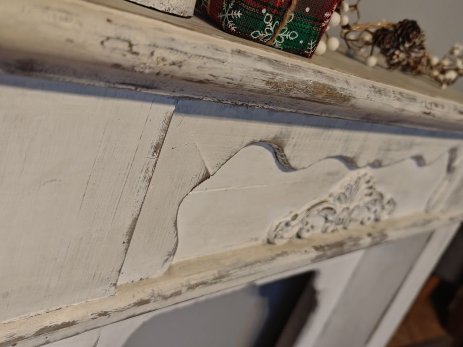 Kominek atrapa portal kominkowy retro