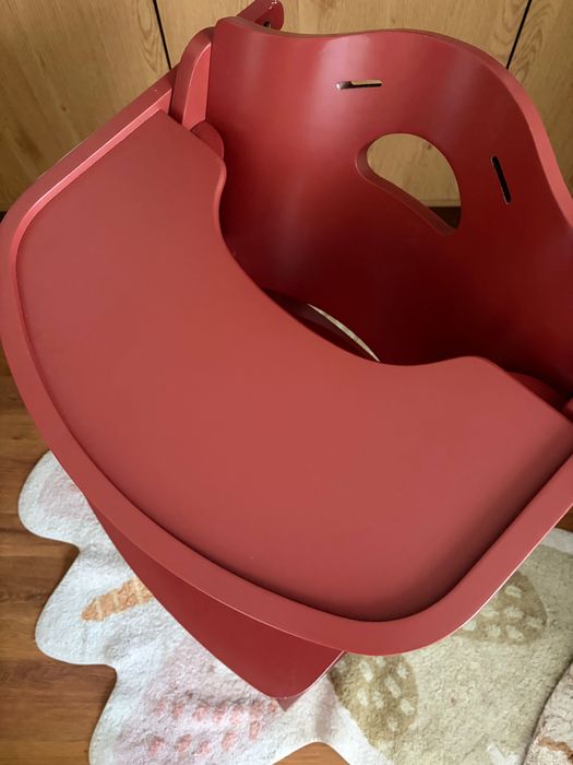 Krzesełko drewniane do karmienia Childhome