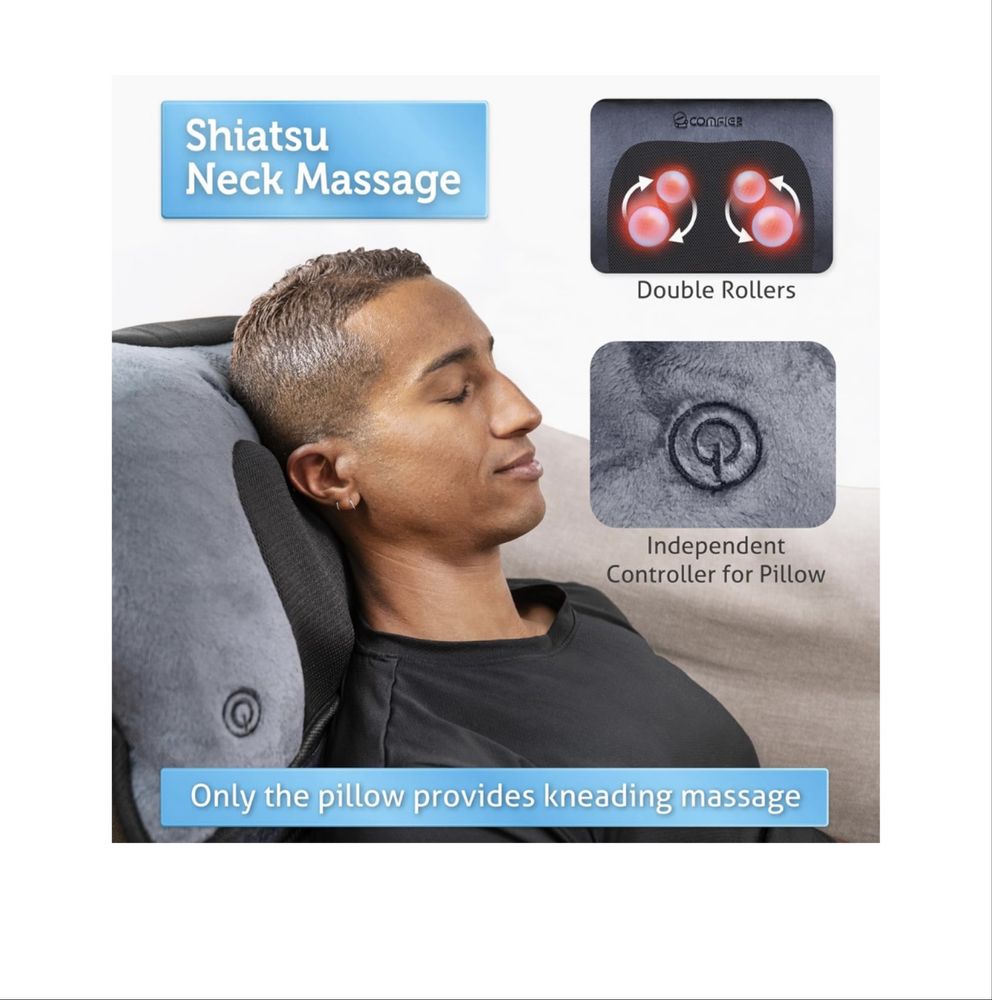 Mata masująca Shiatsu z podgrzewaniem Materac masujący firmy Comfier