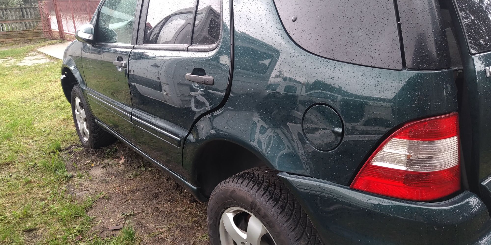 mercedes ml 163 maska skrzynia reduktor drzwi koła fotele
