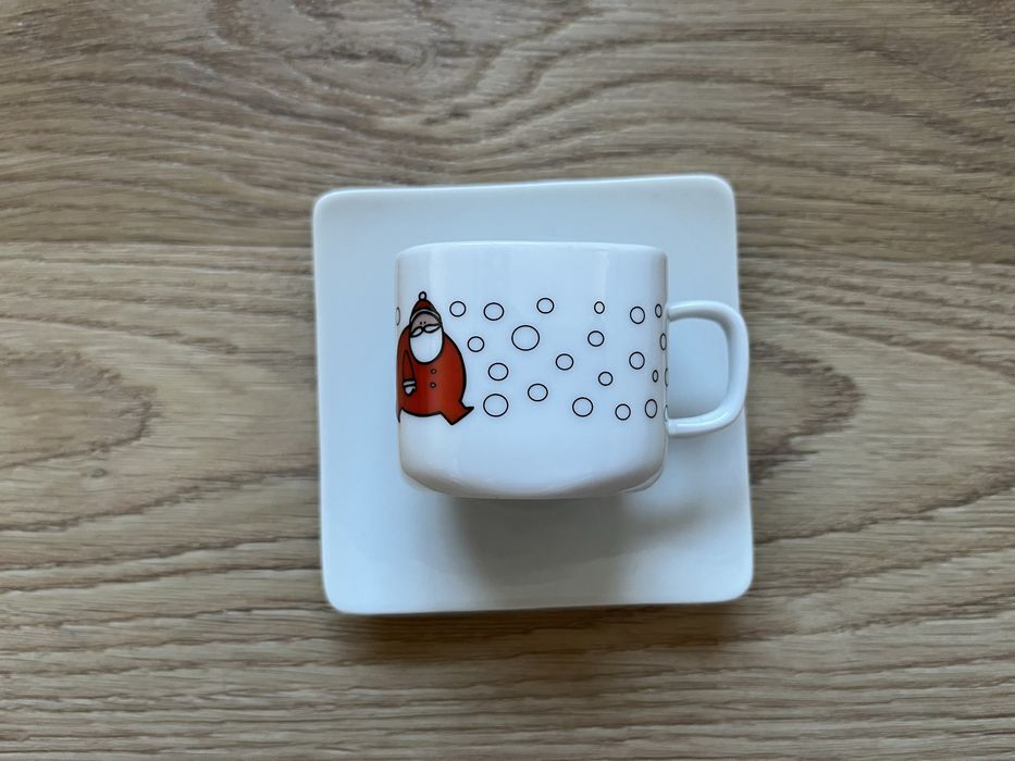 Chávena e pires de café de Natal - Torrié