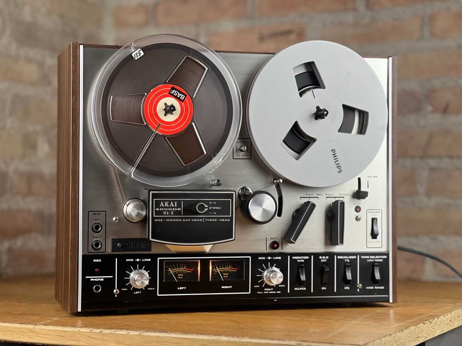 Akai 4000DS Mk II magnetofon szpulowy, 3 głowice, szpule gratis