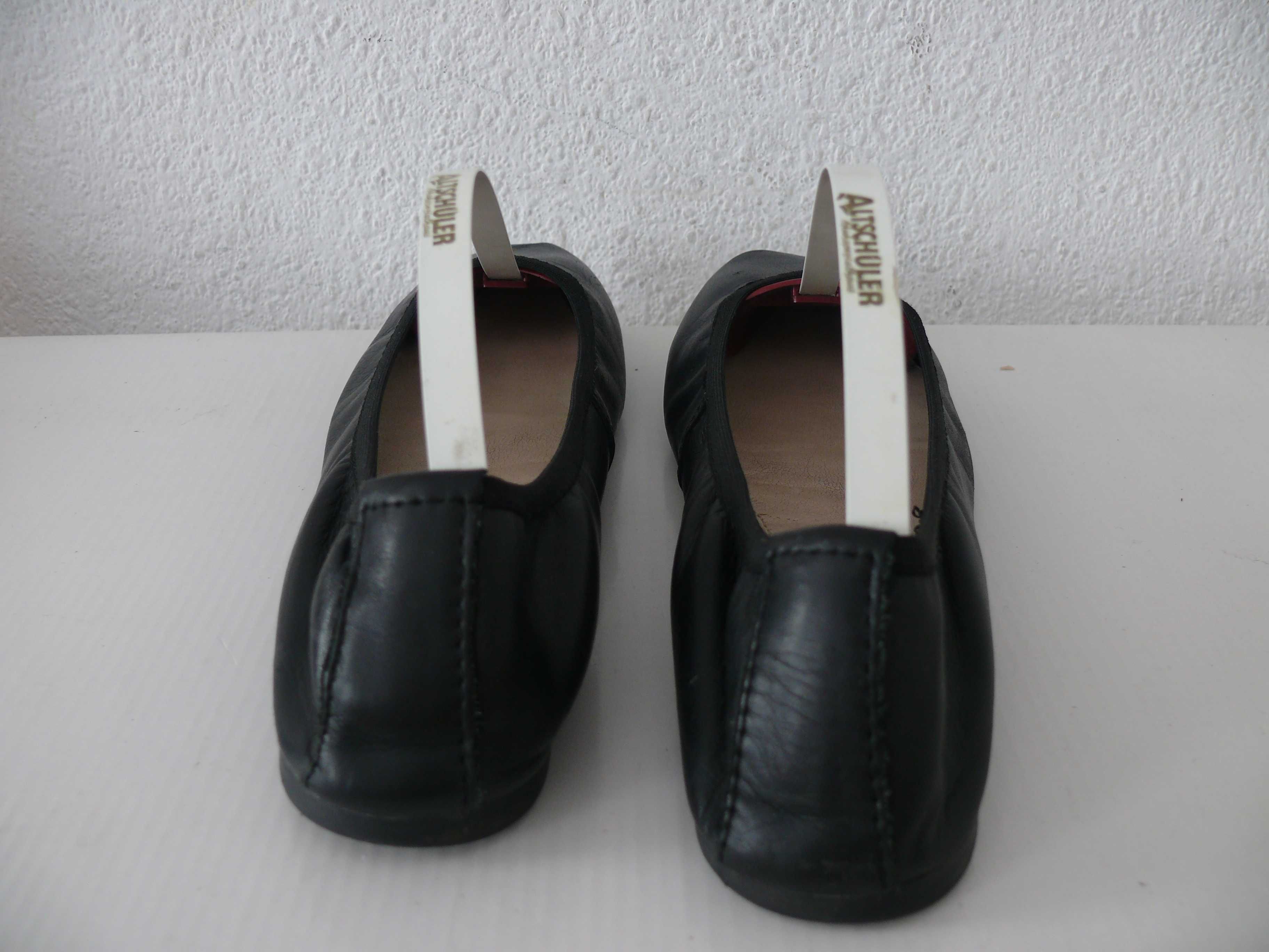 Baleriny czarne Tamaris skóra naturalna 100% roz.40