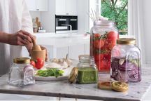 Frasco Vidro 5 Litros Kombucha Conservas Licores Fermentação Caseira