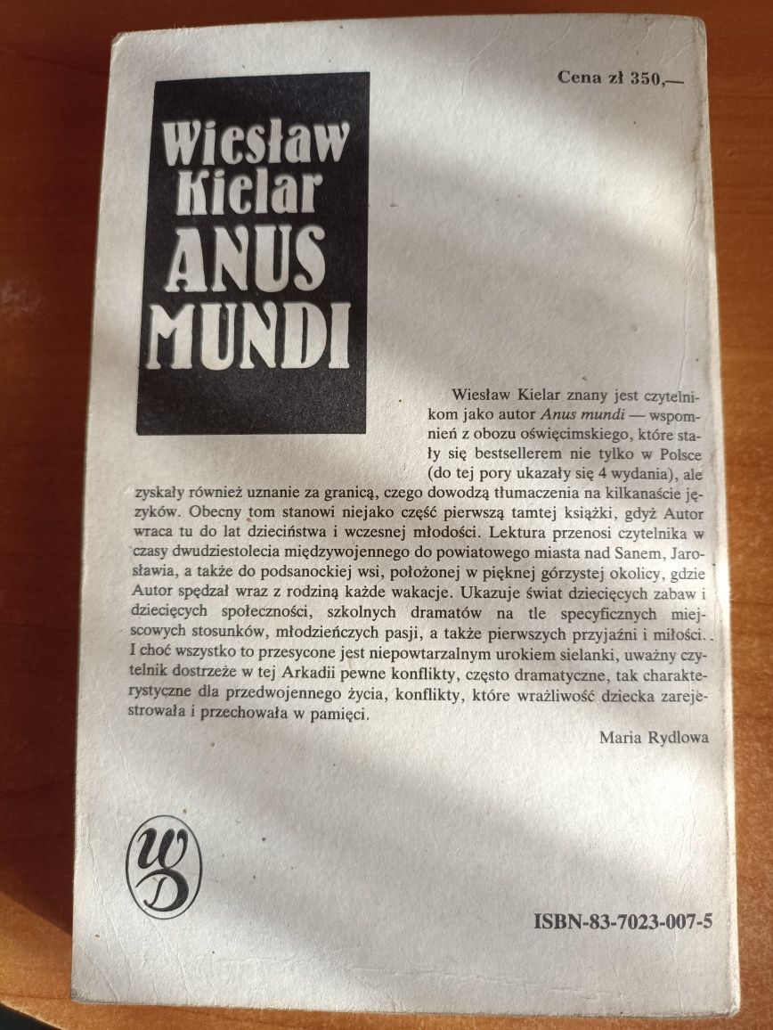 Wiesław Kielar "I nasze młode lata"
