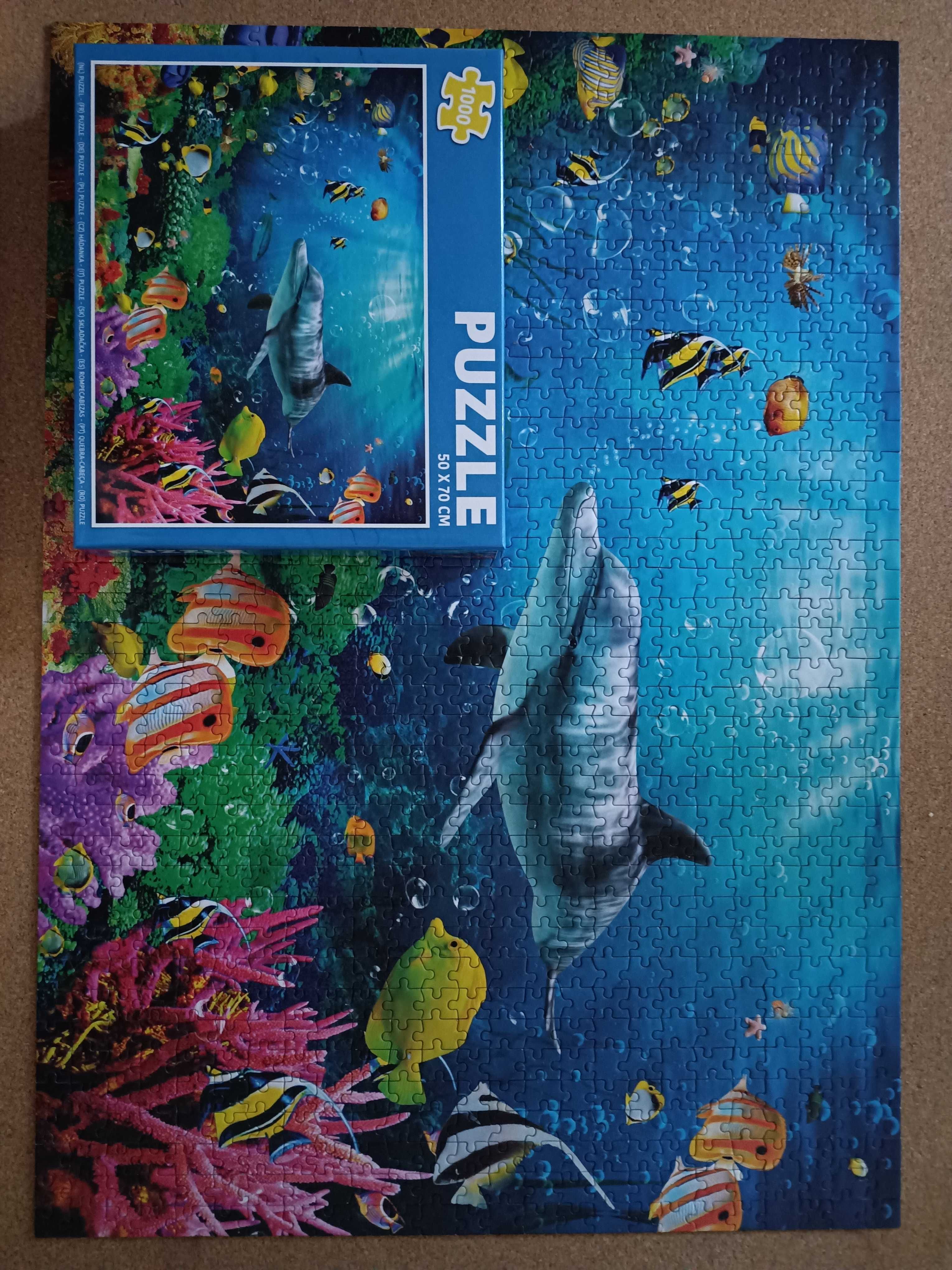 Puzzle 1000 elementów z morskim motywem.