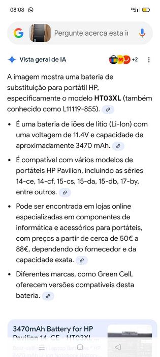 Bateria HP+Variedade. Oportunidades