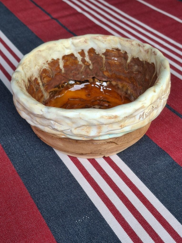 Gliniana misa – szkliwiona handmade
