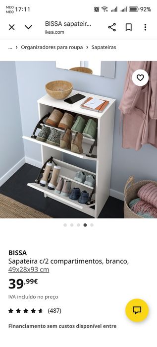 Sapateira BISSA IKEA