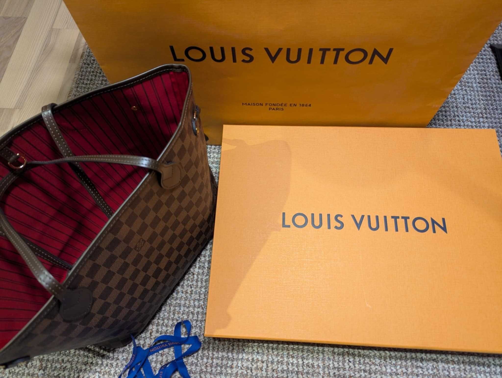 Torebka Louis Vuitton Neverfull MM potwierdzenie zakupu