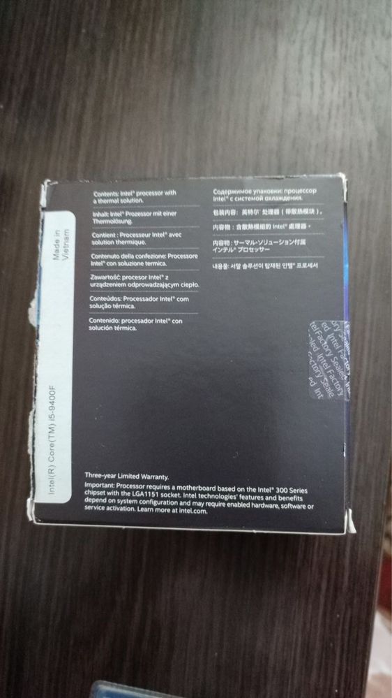 Intel Core - i5 9400f (box) Новый