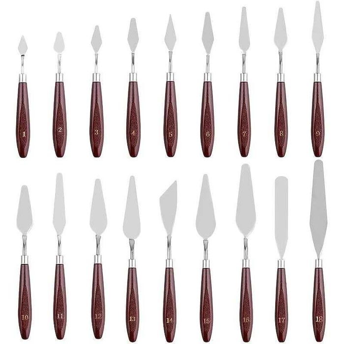 Мастихіни набори 7, 9, 18, 27 шт.