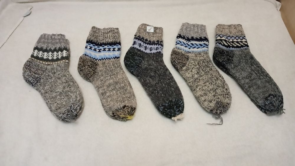 Шкарпетки чоловічі та жіночі з овечої вовни