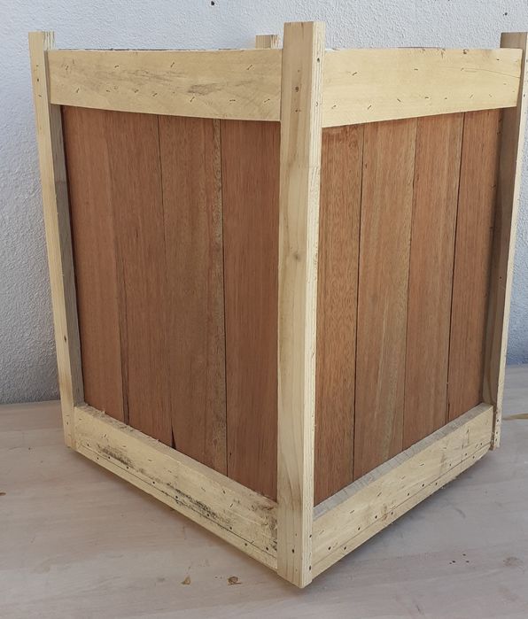 JARDINEIRA VASO mogno e pinho