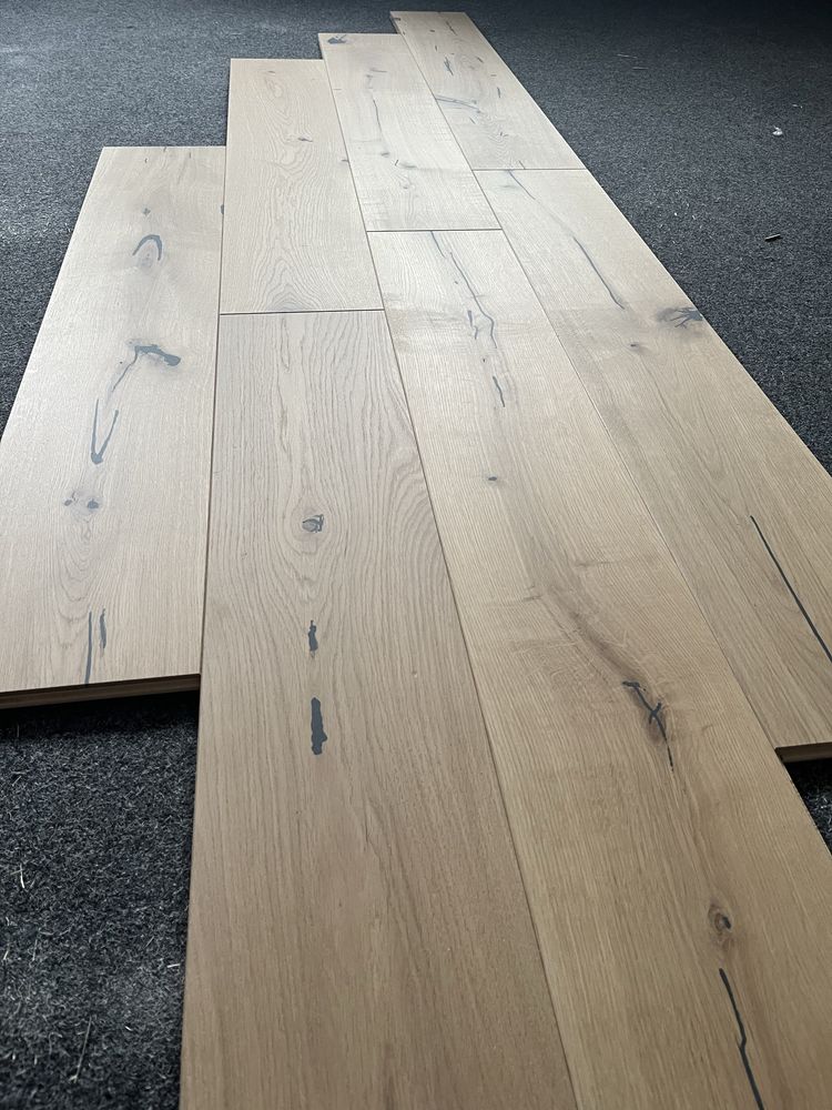 Deska Drewniana Dąb Rustic,15x190x1080mm, 4f, Olej UVx2 Breslau