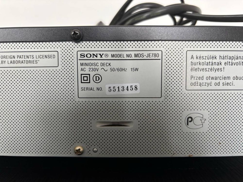 Sony MDS-JE780