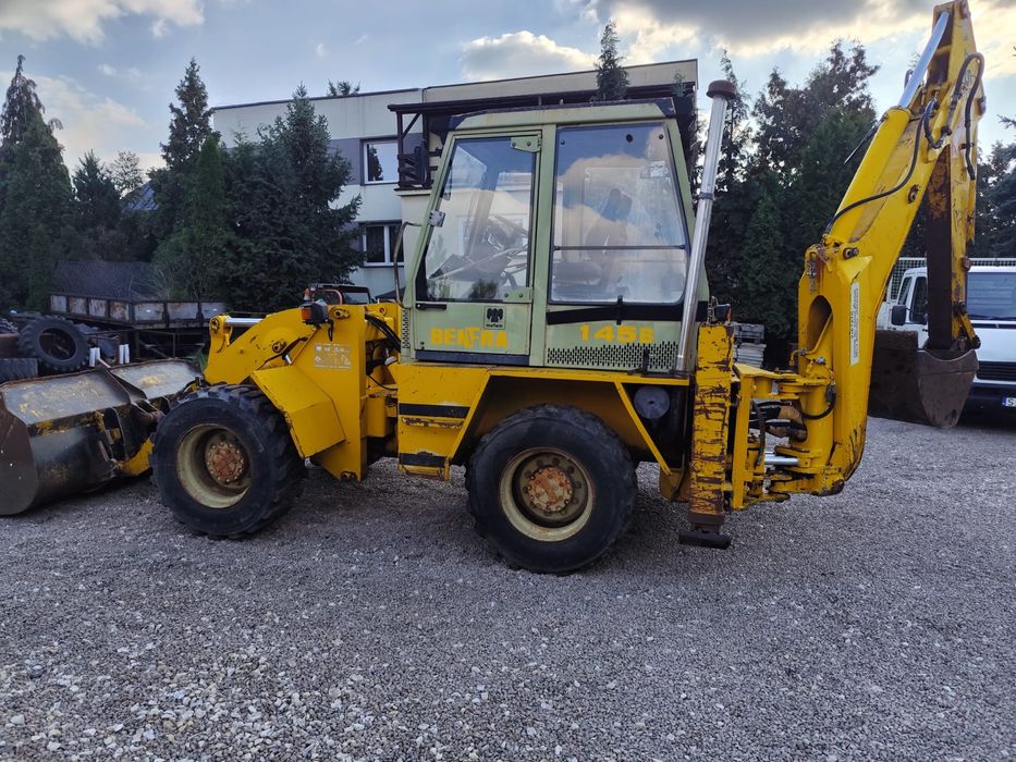 Koparko-ładowatka hitachi fiat new holland benfra