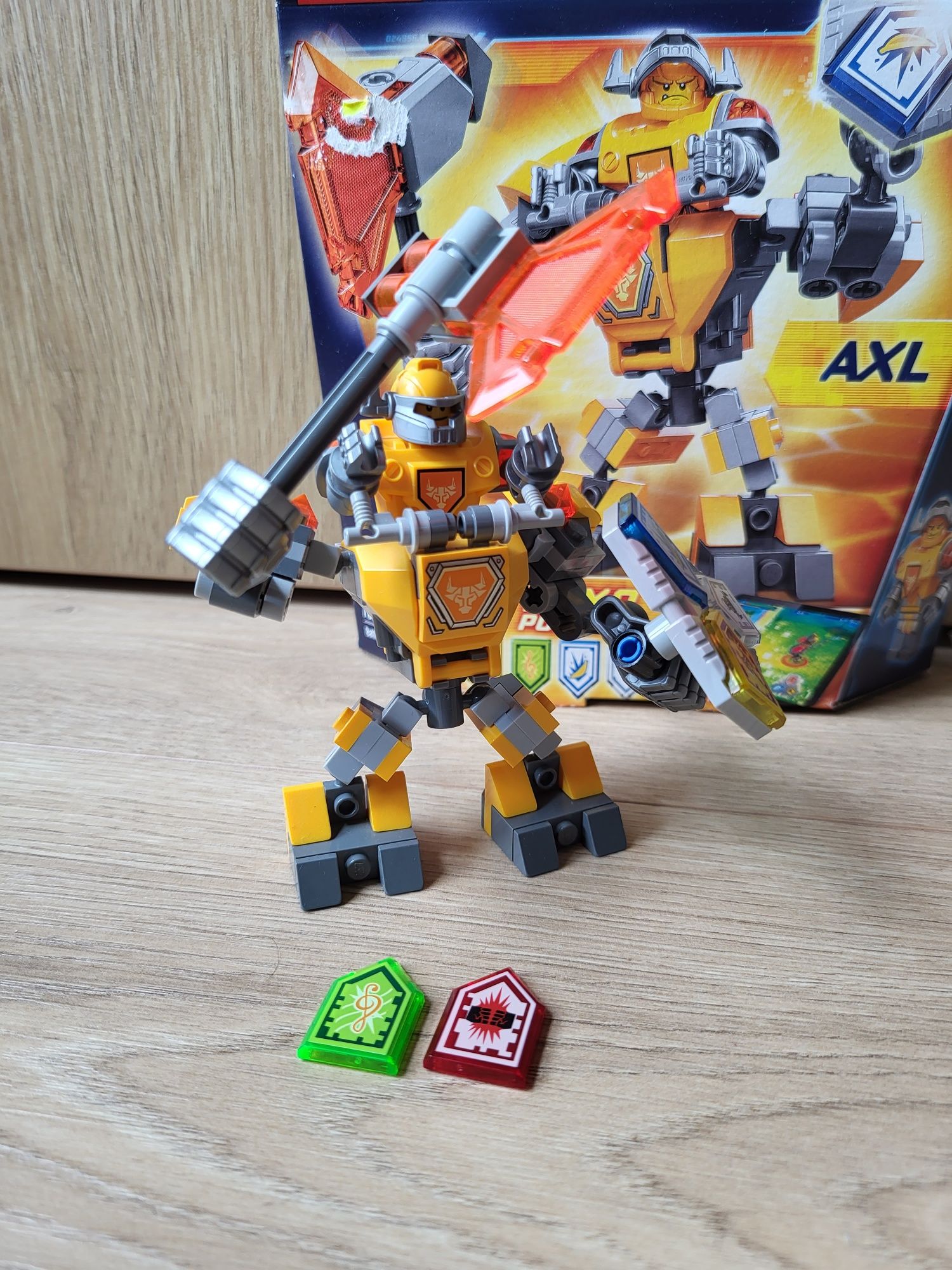 Lego nexo knights 70365 zbroja Axla