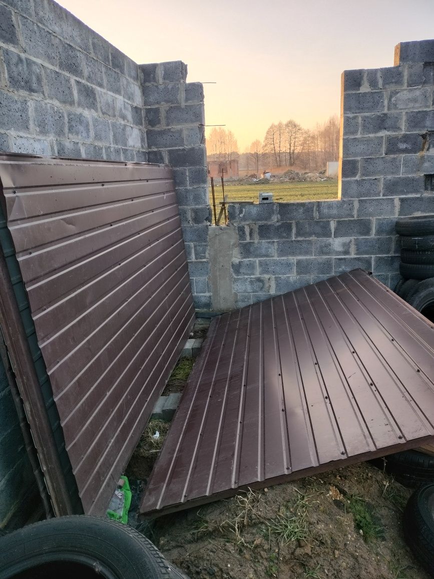Brama garażowa Dzwi garażowe 340x290 Solidna .