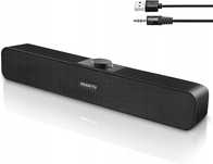 outlet soundbar heanttv y10 2.0 6 w czarny 3,5 mm aux opis