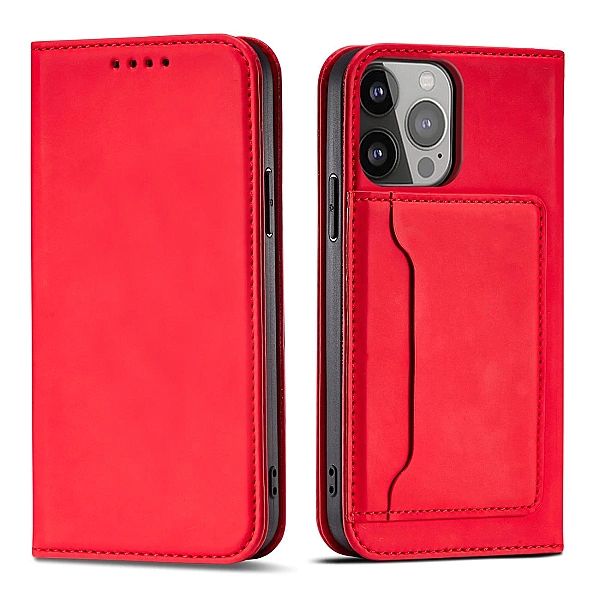 Magnet Card Case etui do iPhone 13 Pro Max pokrowiec portfel na karty