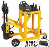 Prasa mobilna pneumatyczna hydrauliczna JCB do sworzni 75T [WAR1553]