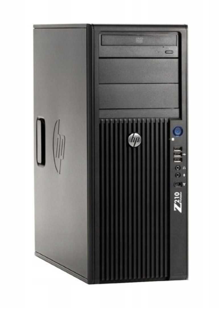 komputer stacjonarny HP Z210 z monitorem HP LE1901w z Windows 7