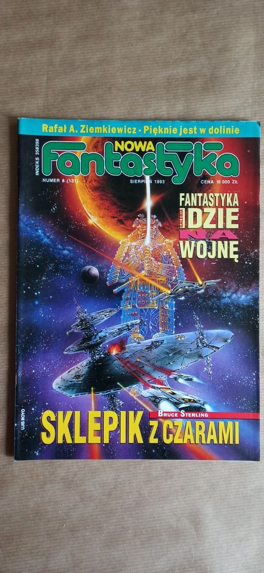 Nowa Fantastyka numery 3 do 9 rok 1993.