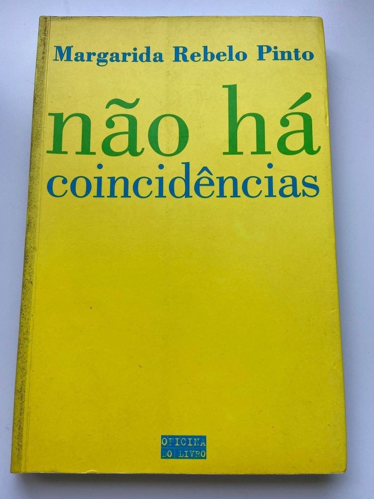 Livro "Não há coincidências" de Margarida Rebelo Pinto