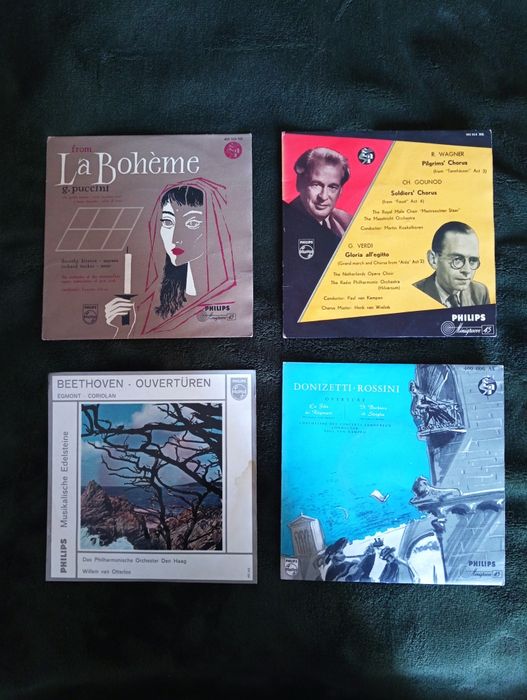 4 discos vinil Musica classica, etc  - Selo Philips  Como novos!
