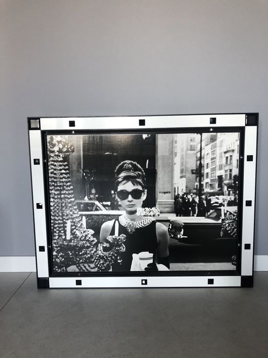 Przepiękny obraz Audrey Hepburn Art Design and Frame certyfikat unikat