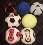 Bolas da adidas de peluche