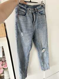 spodnie luzne mom jeans xs