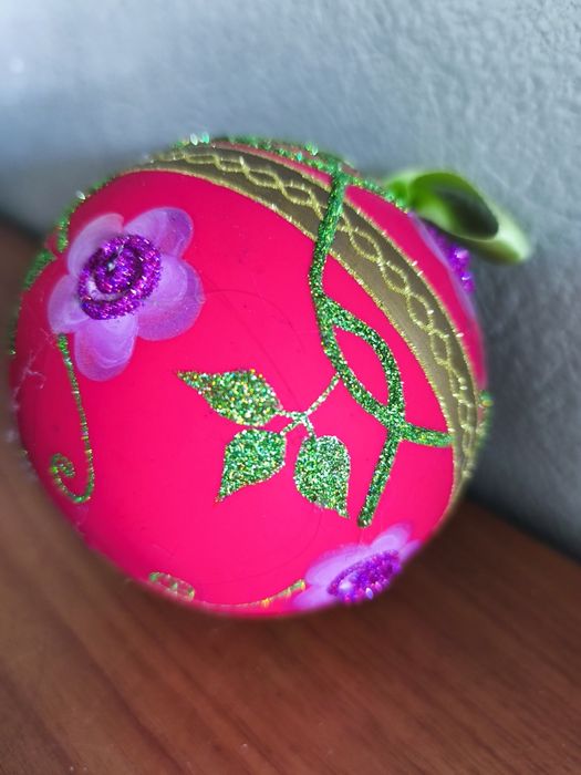 Bombki choinkowe ręcznie zdobione
