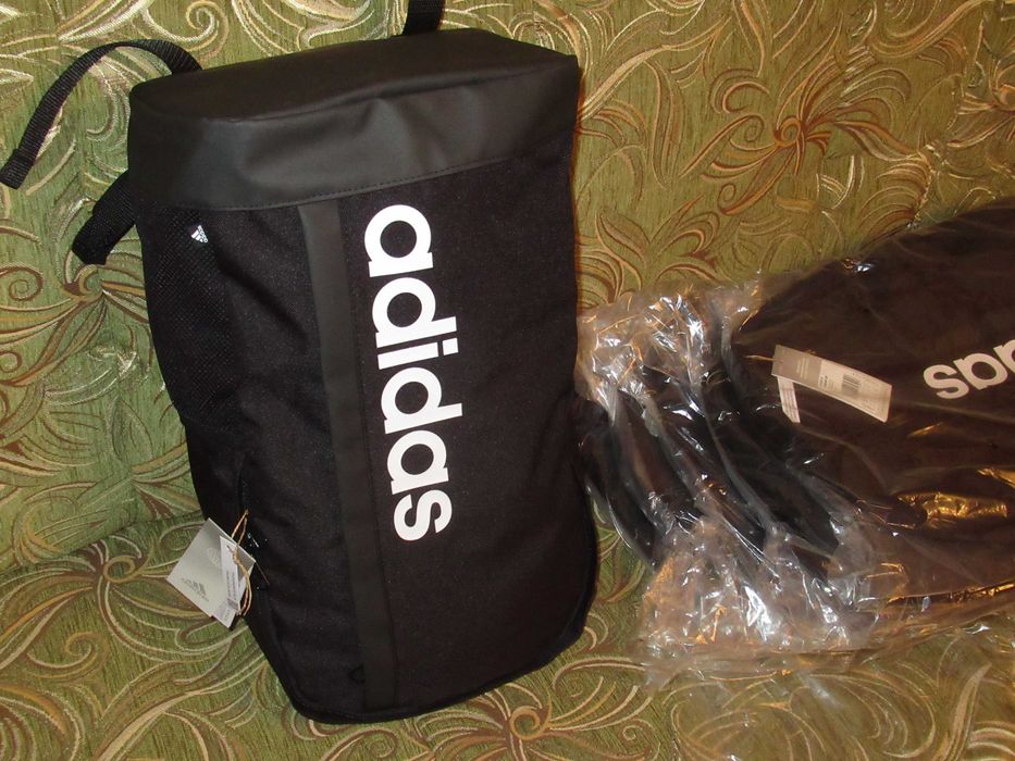 Рюкзак новий чорний Адідас Adidas GN2014 LINEAR BP оригінал