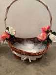 Conjunto de 4 Cestos Decorados para Casamentos e Festas