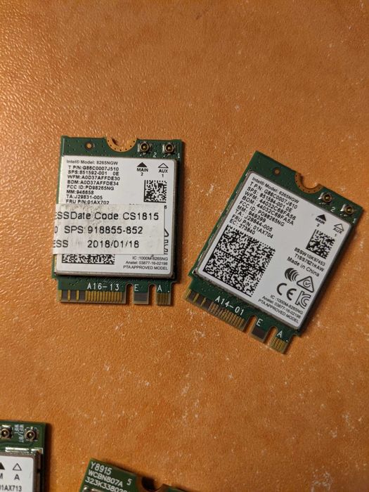 Wi Fi модулі для ноутбука. LTE модулі Intel 8260/8265, QCNFA344A