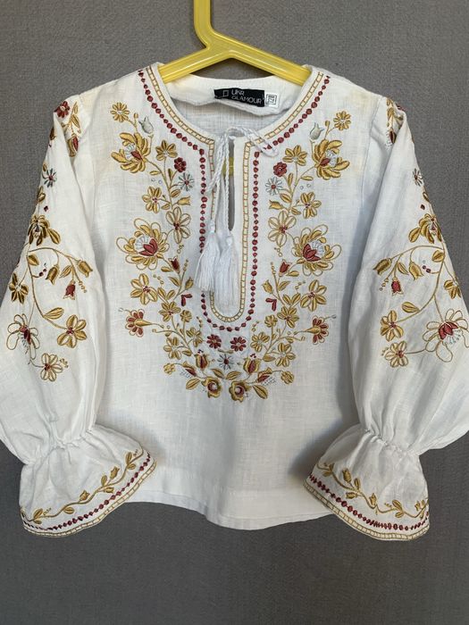 Вишиванка на дівчинку від UkrGlamour ,128 см